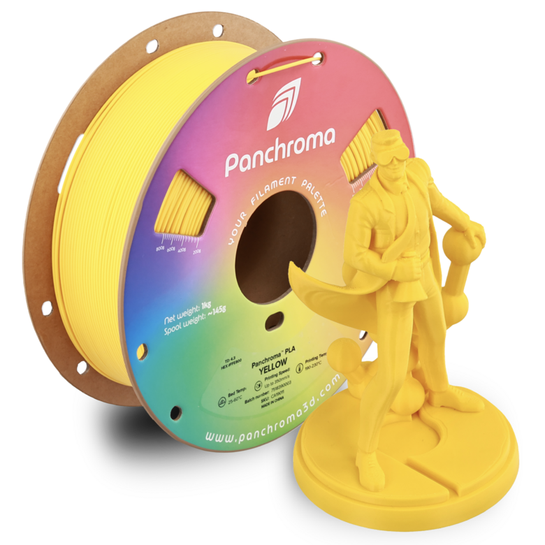 Polymaker Panchroma™ Basic PLA Dzeltens, 1kg, 1,75 mm, CA19011